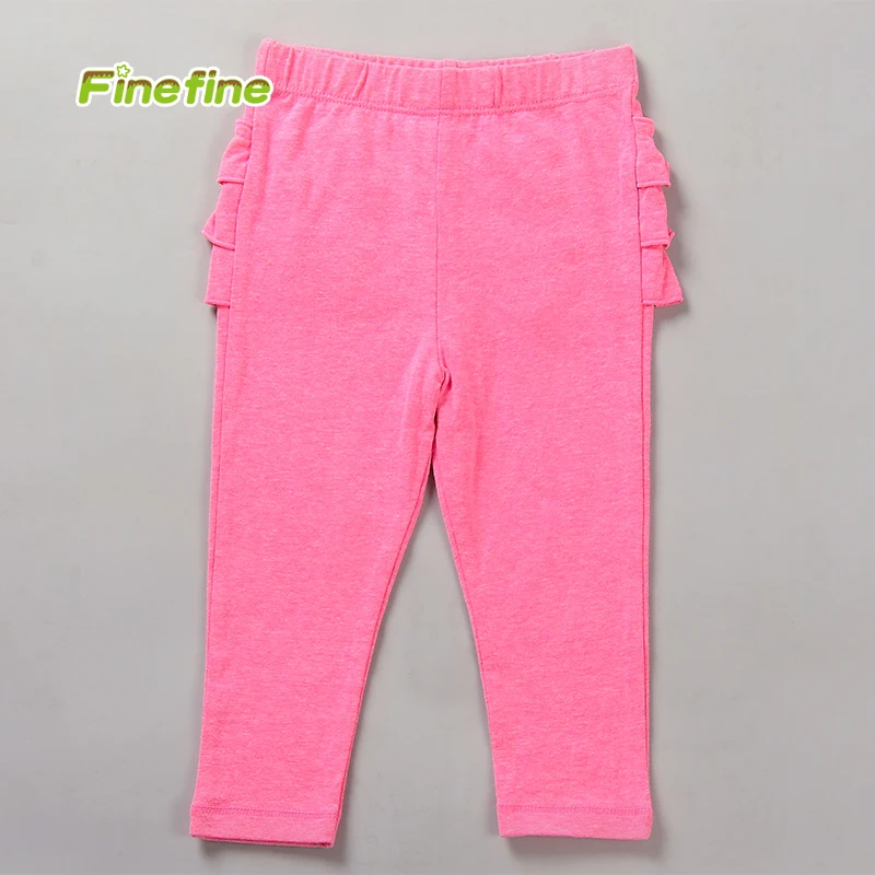 
Custom Cotton Plain Knitted Girls Baby Legging 