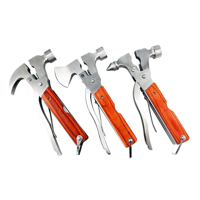 
Hot Sale Multifunctional Kit Camping Tools With Outdoor Survival Universal Hammer 
