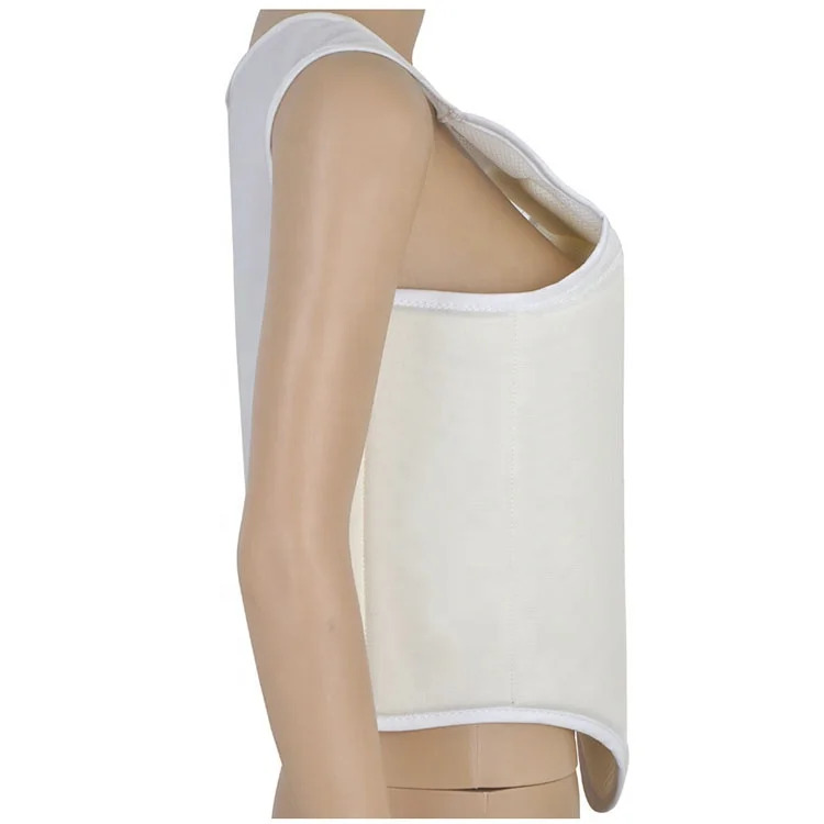 Custom white martial arts training body protector kyokushin karate chest guard