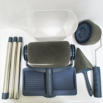
Paint Runner Pro Roller Brush Handle Tool Flocked Edger Sets 