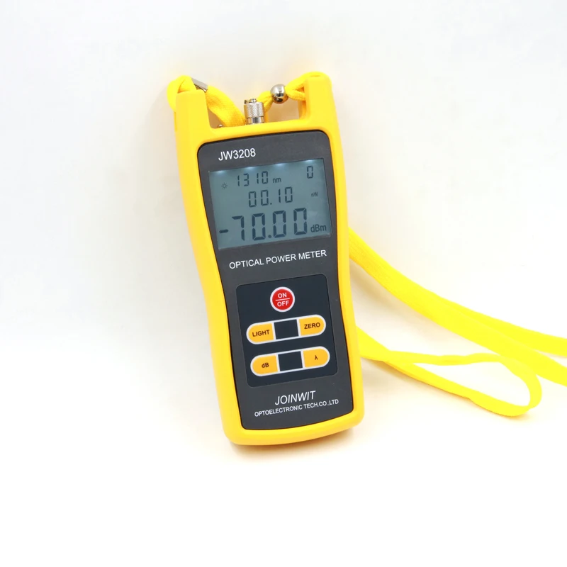 Optical Power Meter Joinwit JW3208A Portable Handheld Optical Power Meter with FC SC ST Connector