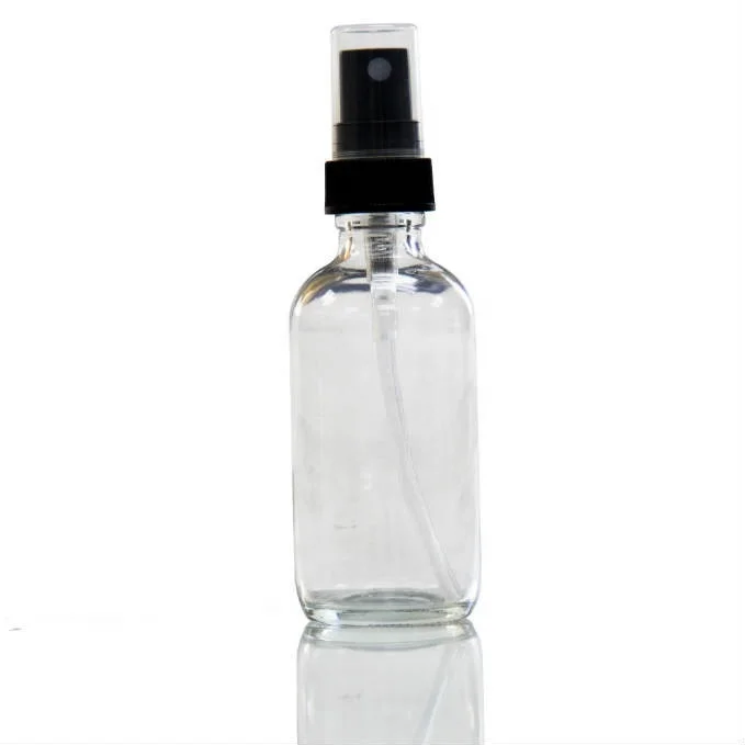 60ml clear glass perfume atomizer, 2 oz fragrance fine mist spray bottle