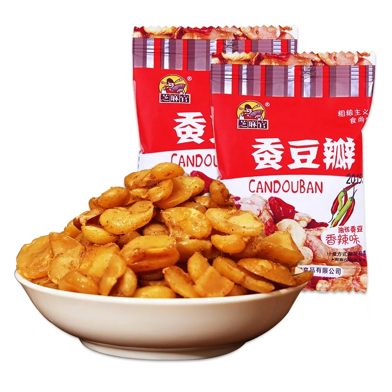 
Wholesale 300g Spicy Healthy Chinese Fried Salted Broad Bean Snacks 