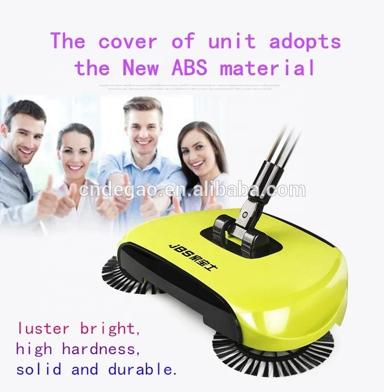 
2019New 360 Rotating Hand-propelled Floor Sweeper Manual Cleaner 