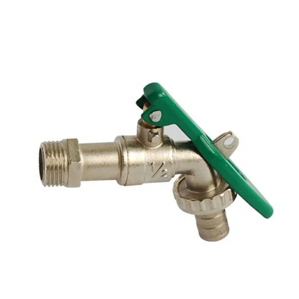 
Cheaper Lockable hose zinc-alloy bibcock garden water tap with key 