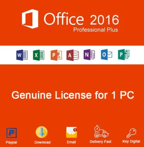 Microsoft Office 2016 Pro Plus key/ License/ Product key Code activated online download office 2016 pro plus software