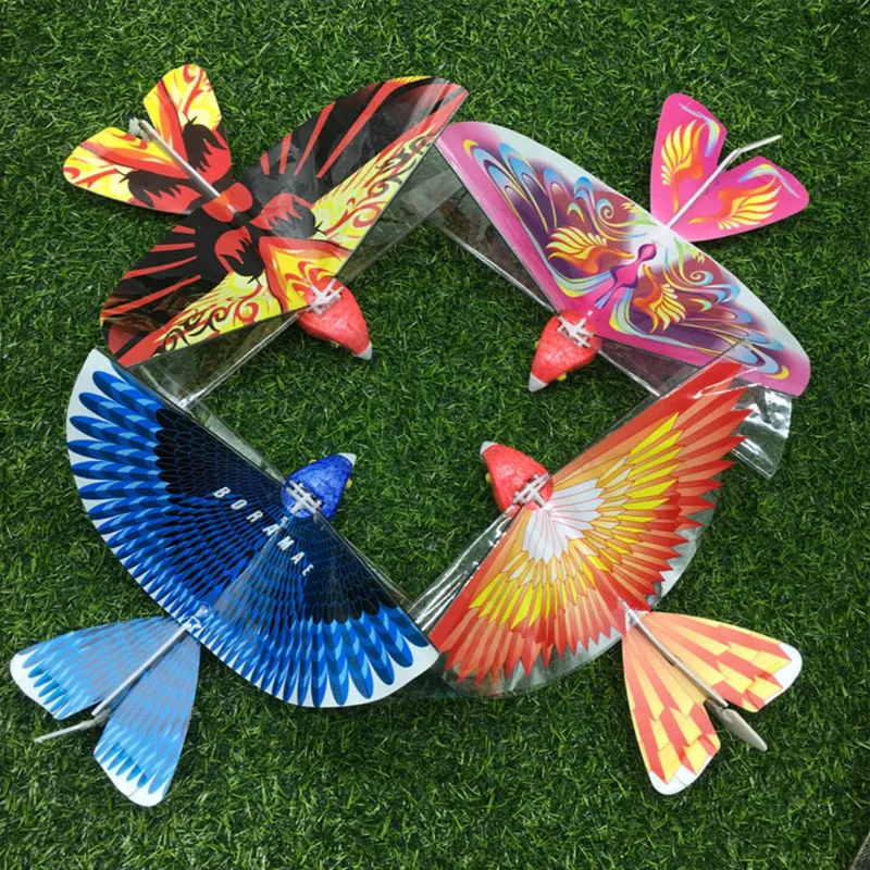 DIY EPP Foam Hand Throwing Aircraft Powered Flying Plane Rechargeable Electric Model Toys For Children