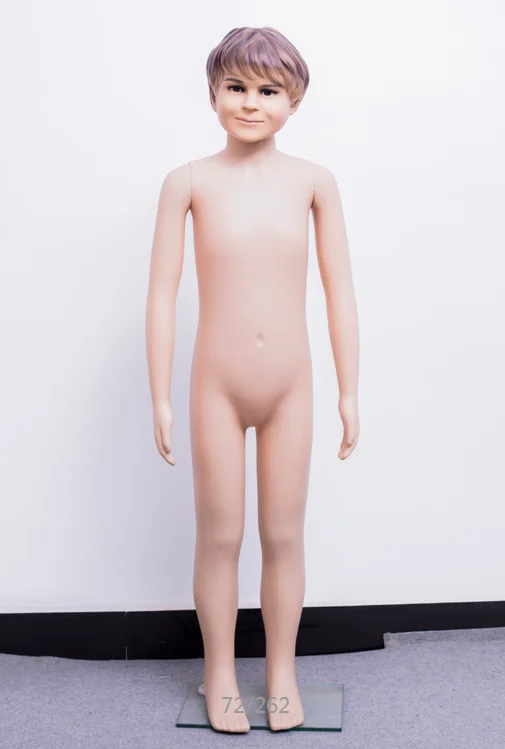 lifelike Kids full body window display children mannequin with style face