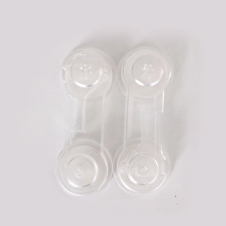 Amazon hot sales drawer cupboard box fridge cabinet door child safety baby side-by-side transparent lock latches