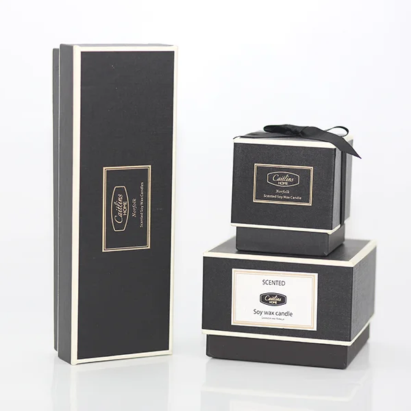 Luxury glass bottle reed diffuser with natural sticks for aromaterapia gift set