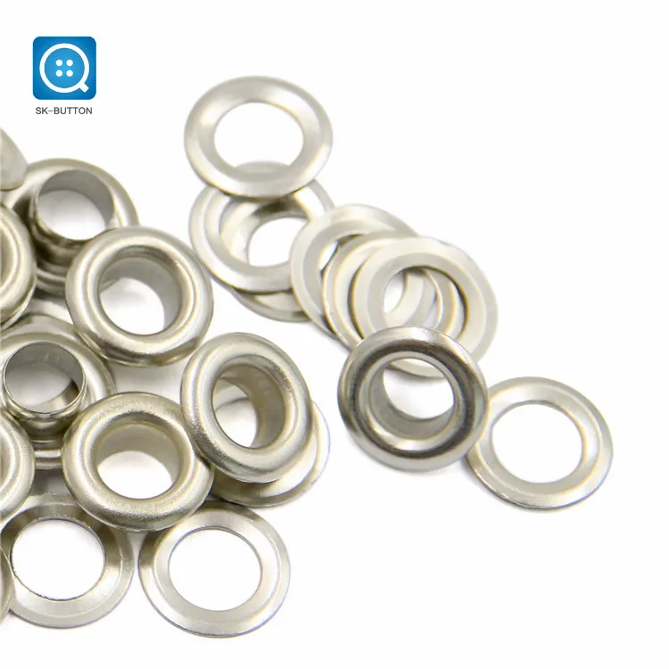 custom color size sliver nickle free copper eyelet grommets eyelets for clothing