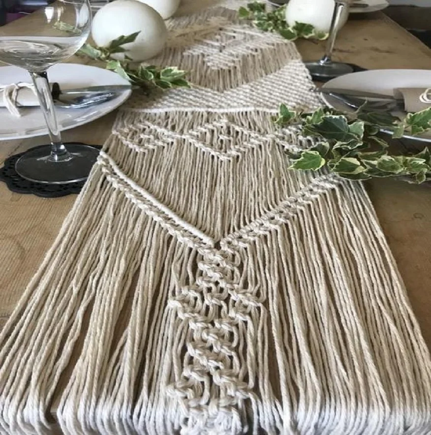 Macrame Table Runner