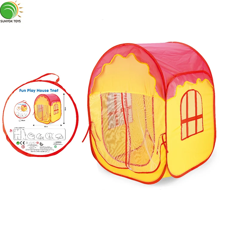 High Quality Pop Up Play Bed Tent  Playhouse Ball Pit - Indoor Outdoor Toy House For Kids