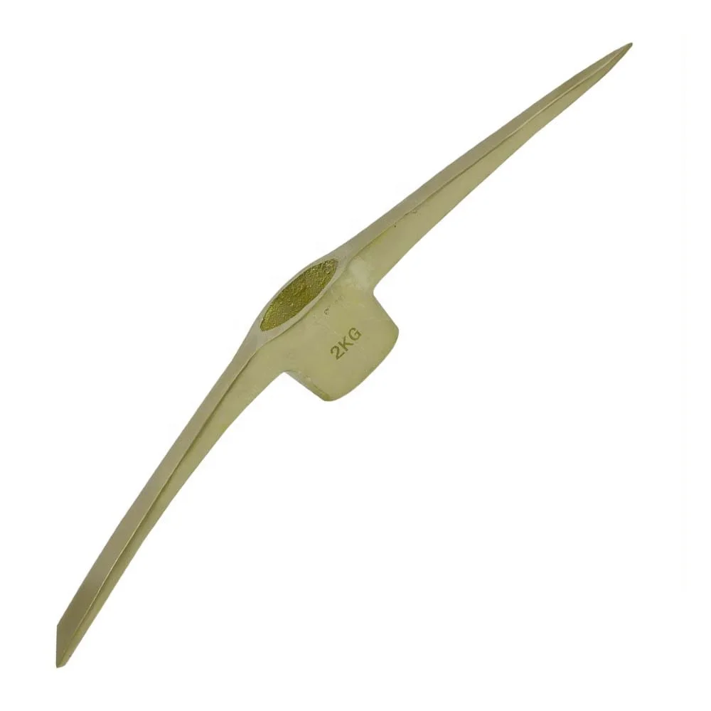 Ручные инструменты из медного сплава с защитой от искр, бериллиевый Бронзовый кирпич, железнодорожные инструменты для копания, 1,5 кг