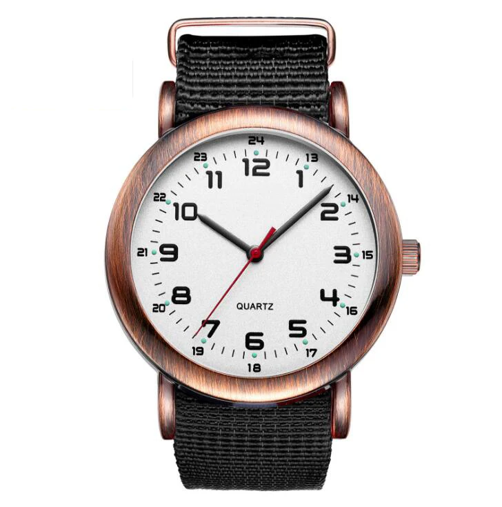 Factory direct sales Brand wholesale nylon strap watch DW style watch waterproof braid