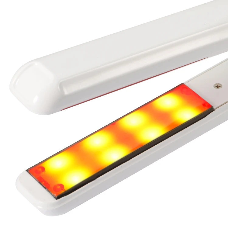 Hair Care LCD Ultrasonic Infrared Hair Straightener Professional Cold Flat Iron