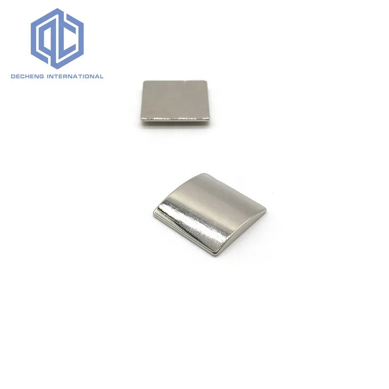 Permanent Neodymium N35 Ni suspension arc segment N35 magnet made from iron ore powder