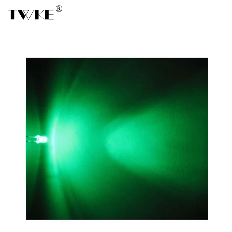 
Diffused Green Led Diode 3mm Through Hole Led 