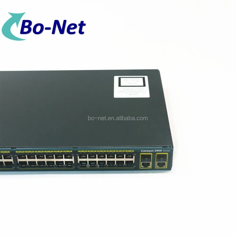Оригинальный CISCO WS-C2960-48TC-L 48 портовый коммутатор управляемый сетевой коммутатор C2960 серии проходят тест