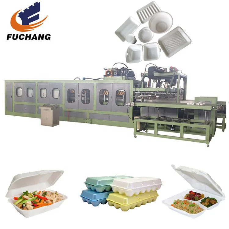 disposable styrofoam food containers machine/ ps foam food box vacuum forming machine