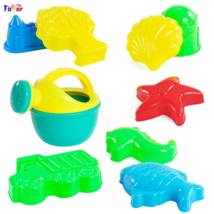 CE 20 Pieces Beach Sand Toys In Reusable Zippered Bag For Kid