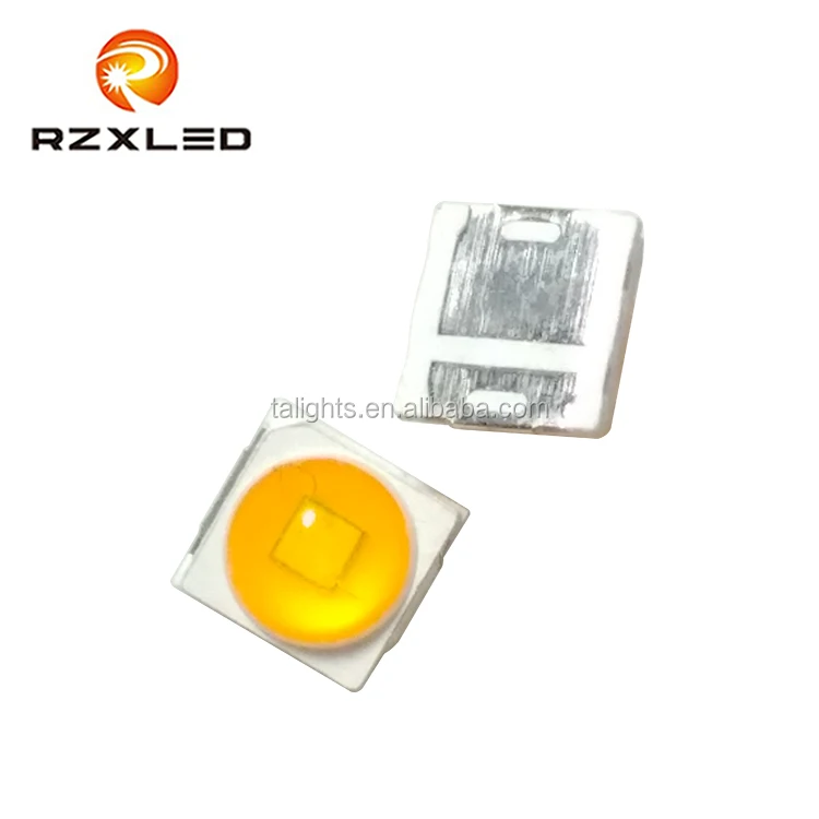 С шариком объектива 2 Вт 3 в светодиод SMD 3030 теплый белый K чип мА для автомобильного освещения