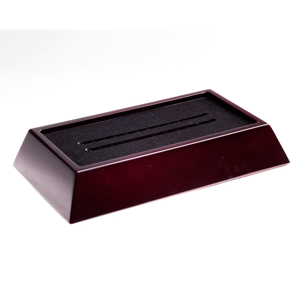 
BOSHI 2x16pcs White lights rectangle red wooden bottle glorifies display led light stand base for party decoration 