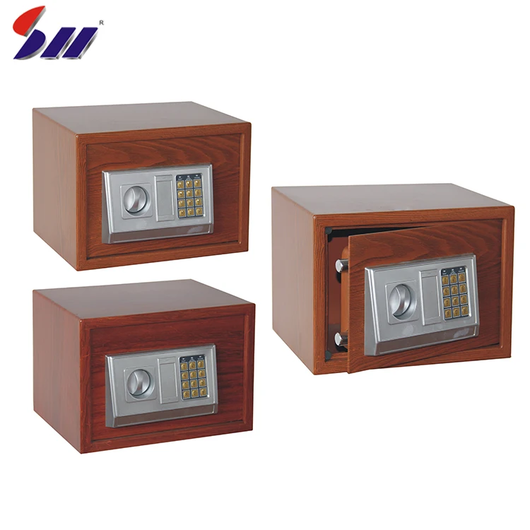 Заводская цена деревянная поверхность дома Детская безопасность Смарт Электронные стены кассовый Сейф для пляжа