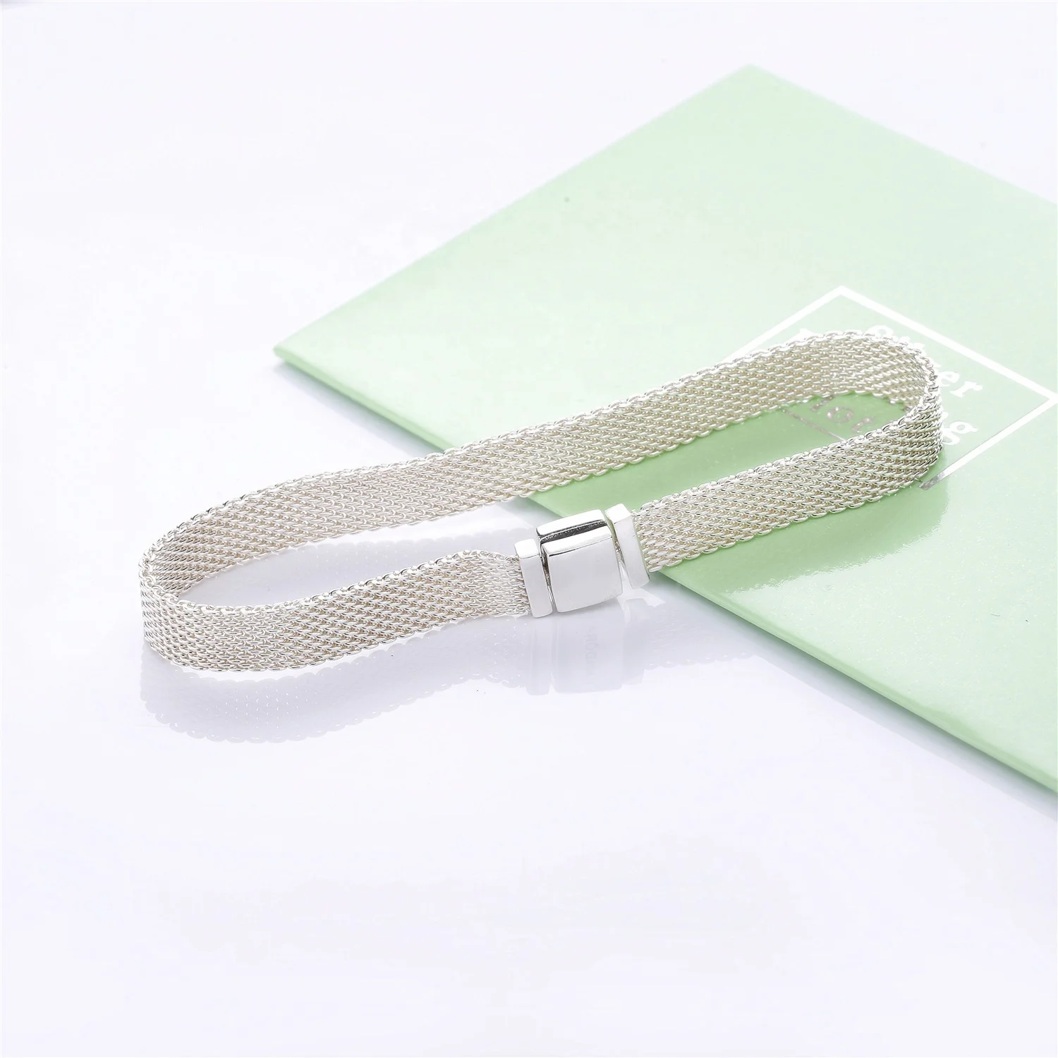 925 Sterling Silver Reflexions Bracelet cuban link chain bracelet 2019 new arrivals