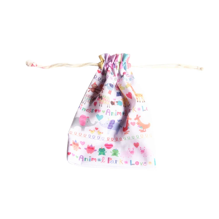 Оптовая продажа пользовательские ювелирные изделия симпатичное, на шнурке полиэстер сумка с печатью SKD-021