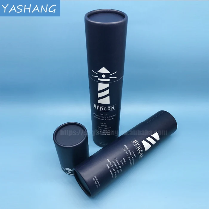 Gold foil printing box for dress gift mailer bottle packaging custom gift tube box