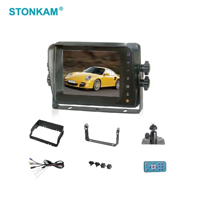 5 дюймов tft ЖК дисплей Водонепроницаемый Авто обратный мониторы с широким углом обзора и высокое разрешение дисплей