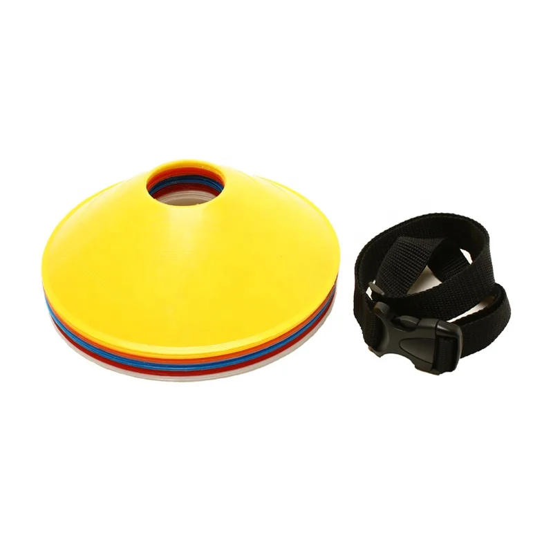 Football Mini Training Agility Cones Soccer Cones  20 Pack with Carry Strap Speed Training Equipment Training & Coaching