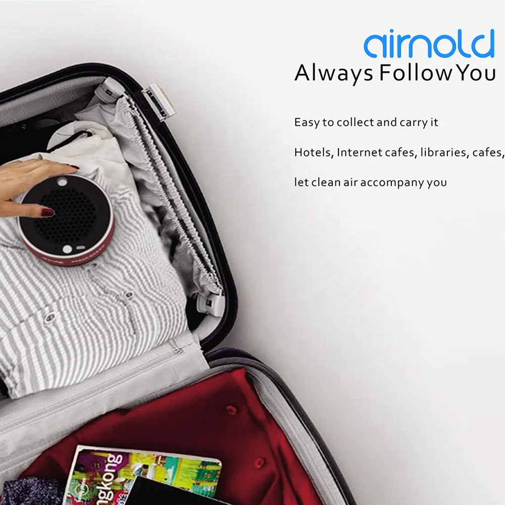 Unique Fancy Portable USB Odor Smoke Pm2.5 HEPA Filter Mini Car Air Purifier