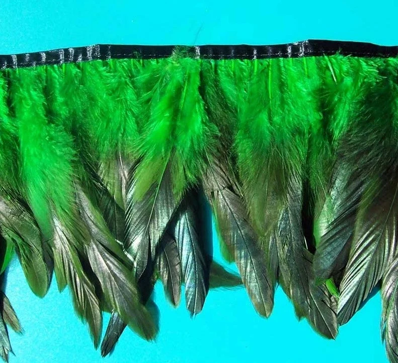 Оптовая продажа, бахрома из петушиных перьев