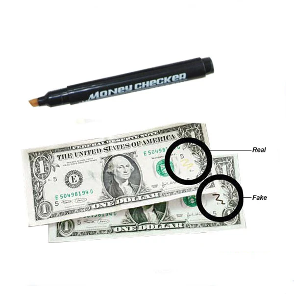 KHY Free Sample USD Dollar Professional Magical False For Detector Test Money Marker Bill Euro Checker Pen