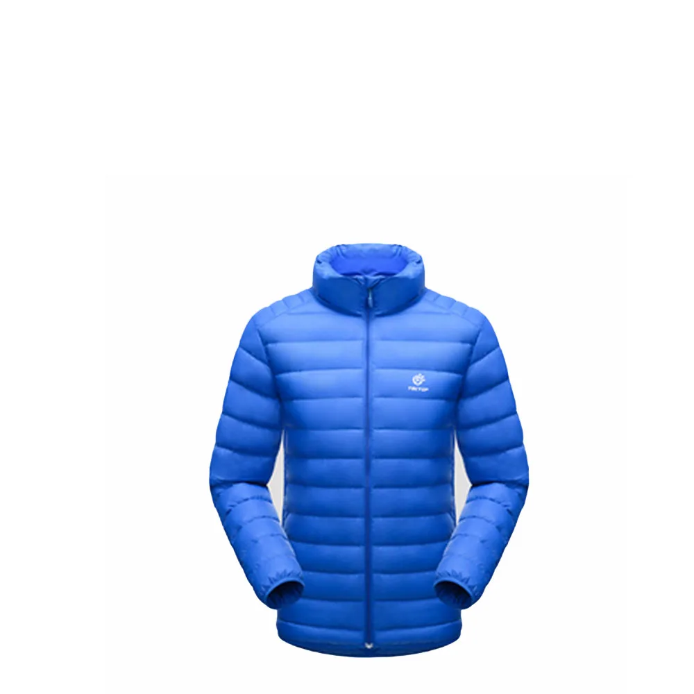 Удобное темно-синее пальто куртка на утином пуху для зимы мужское обслуживание