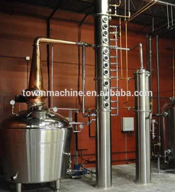Gin Whiskey Vodka fruit Brandy stills moonshine copper distiller alcohol distillation equipment for sale