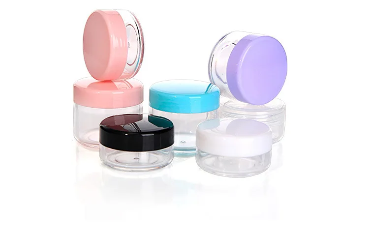 
Cheap can customize simple Pretty good round black cosmetic face cream jars 
