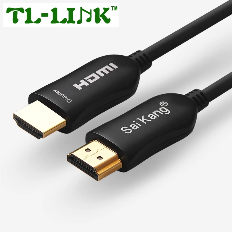 Высочайшее качество 50/100/150/200/250/300 м 4 К 3D hdmi aoc волокно кабель