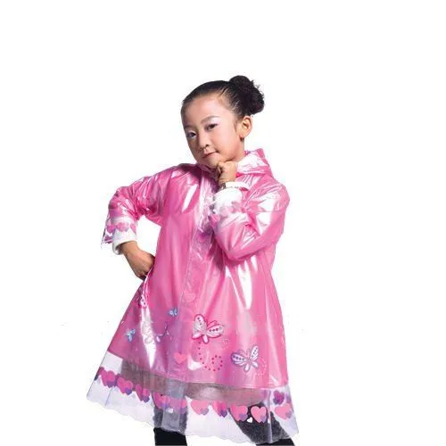 new design children fashion raincoat