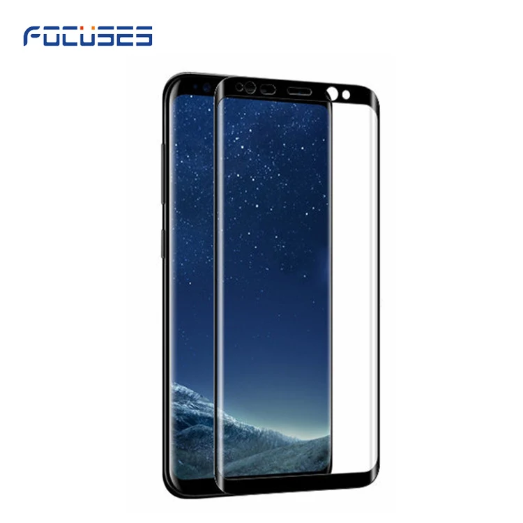 Mobile Phone Accessories Full Cover 3D Curved Tempered Glass for Samsung Galaxy Note 8 Screen Protector
