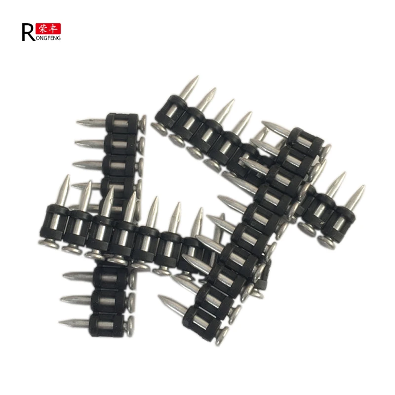 Gas Drive Pin Gas Actuated Pins Gas Nails with Plastic Frame Concrete Nail Diam 3mm Heat Preservation Nail Stainless Steel GB