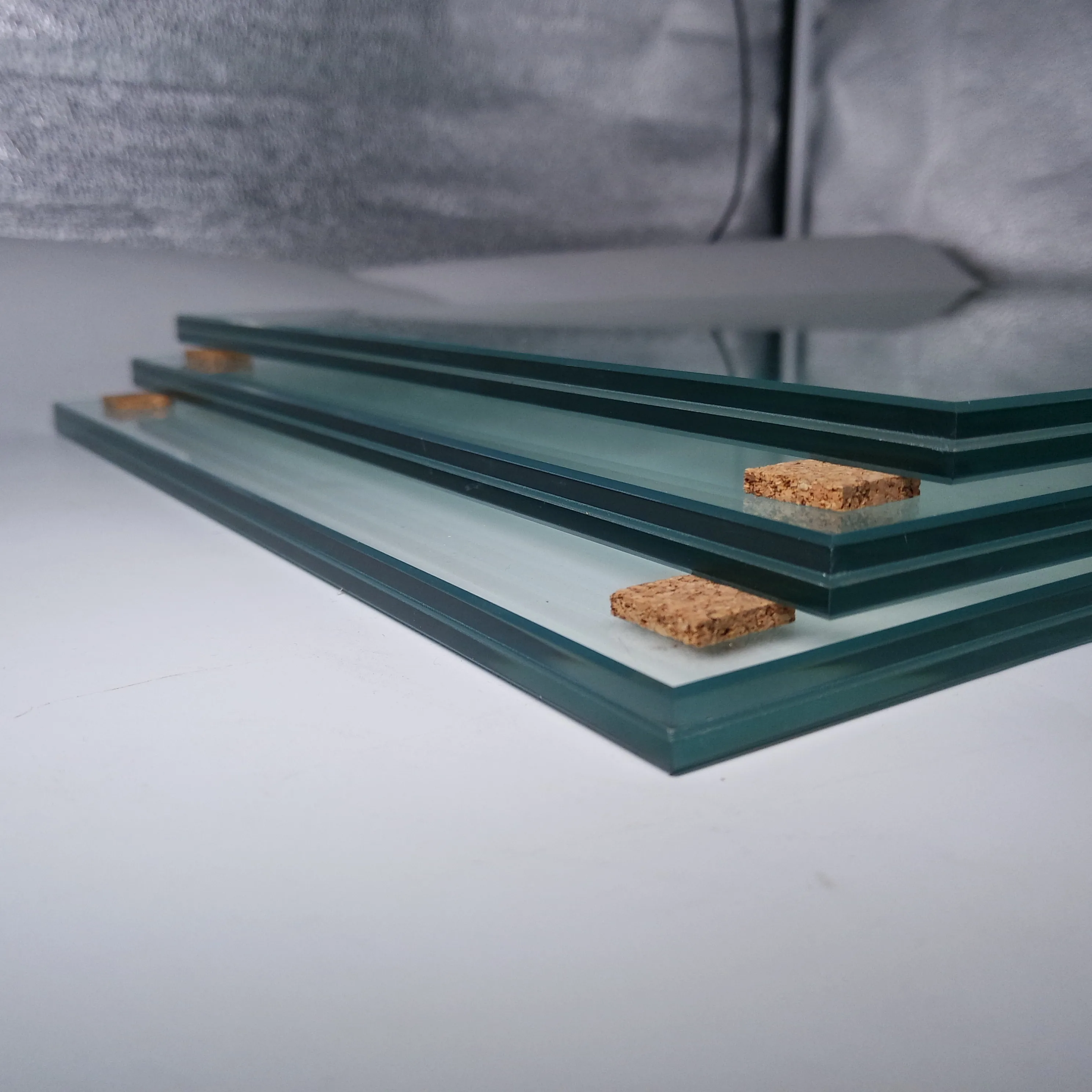 China factory 1.52pvb 12mm clear 6.38 pvb 8mm tempered laminated glass price