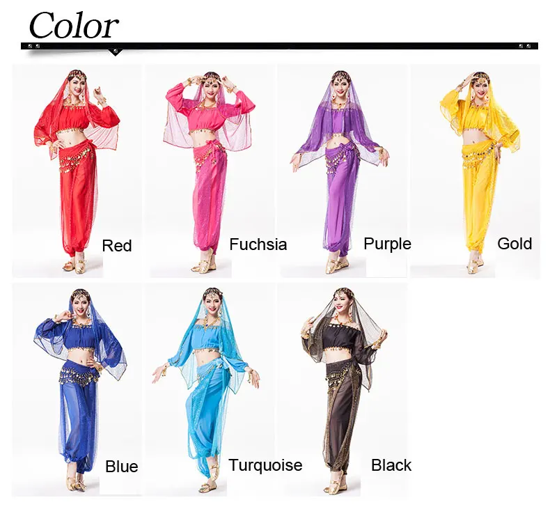 Belly Dance Performance Costume for Women Bollywood Dance Costume Arab Belly dance costume
