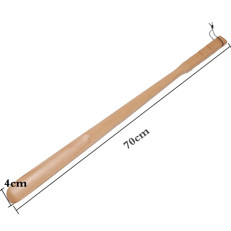 Горячая Распродажа высококачественный Буковый деревянный бамбуковый Гудок с толстой ручкой 70 см обувной гудок