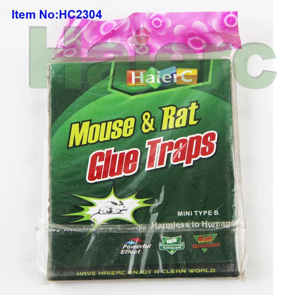 Haierc Hot Selling Mouse Trap Glue Board Rat Trap