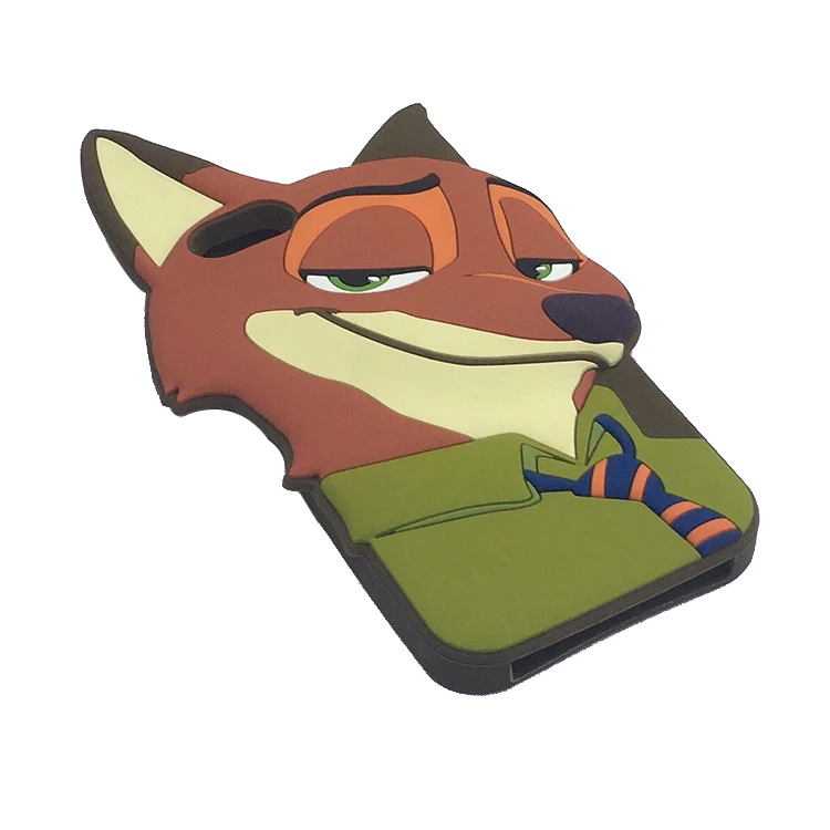 Высокое качество без запаха мультфильм 3D силиконовый чехол для телефона