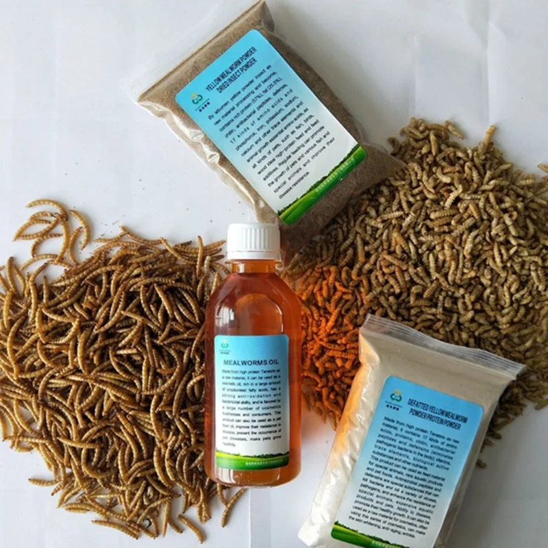 
Defatted Mealworm Powder For broiler concentrate chicken feed 
