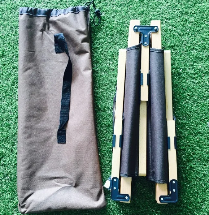 Wholesales outdoor portable foldable picnic wood bench chair for camping